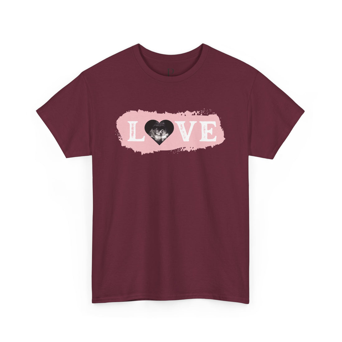 LOVE t-shirt: custom ultrasound