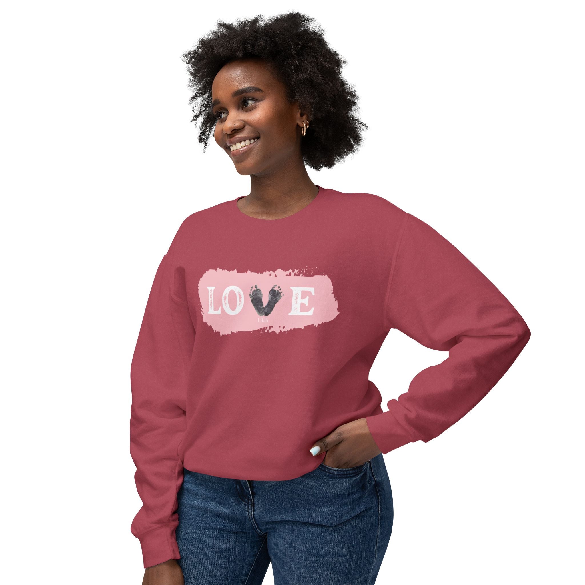 LOVE Crewneck- Custom – Lilah's Place