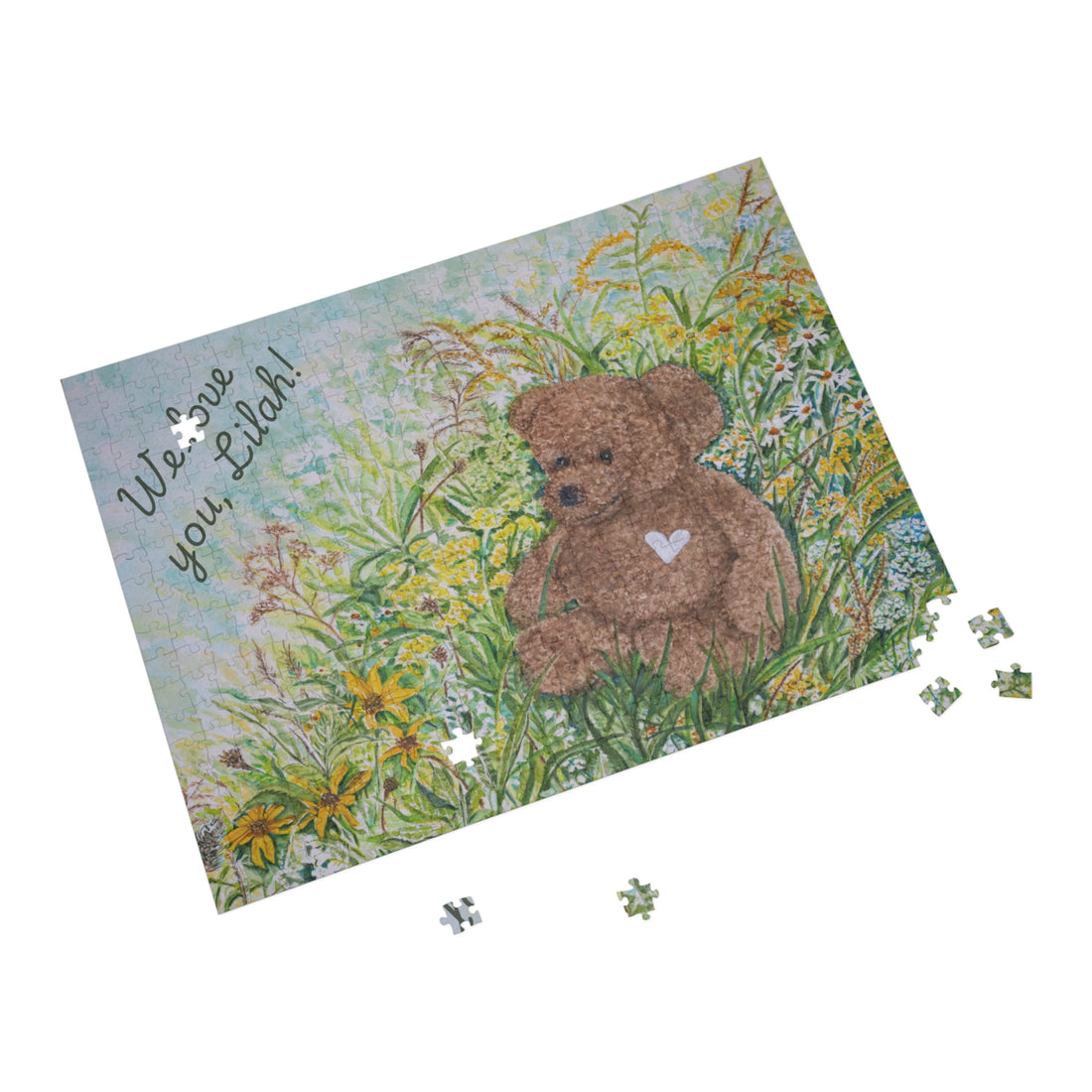 Custom We Remem-Bear Keepsake Puzzle