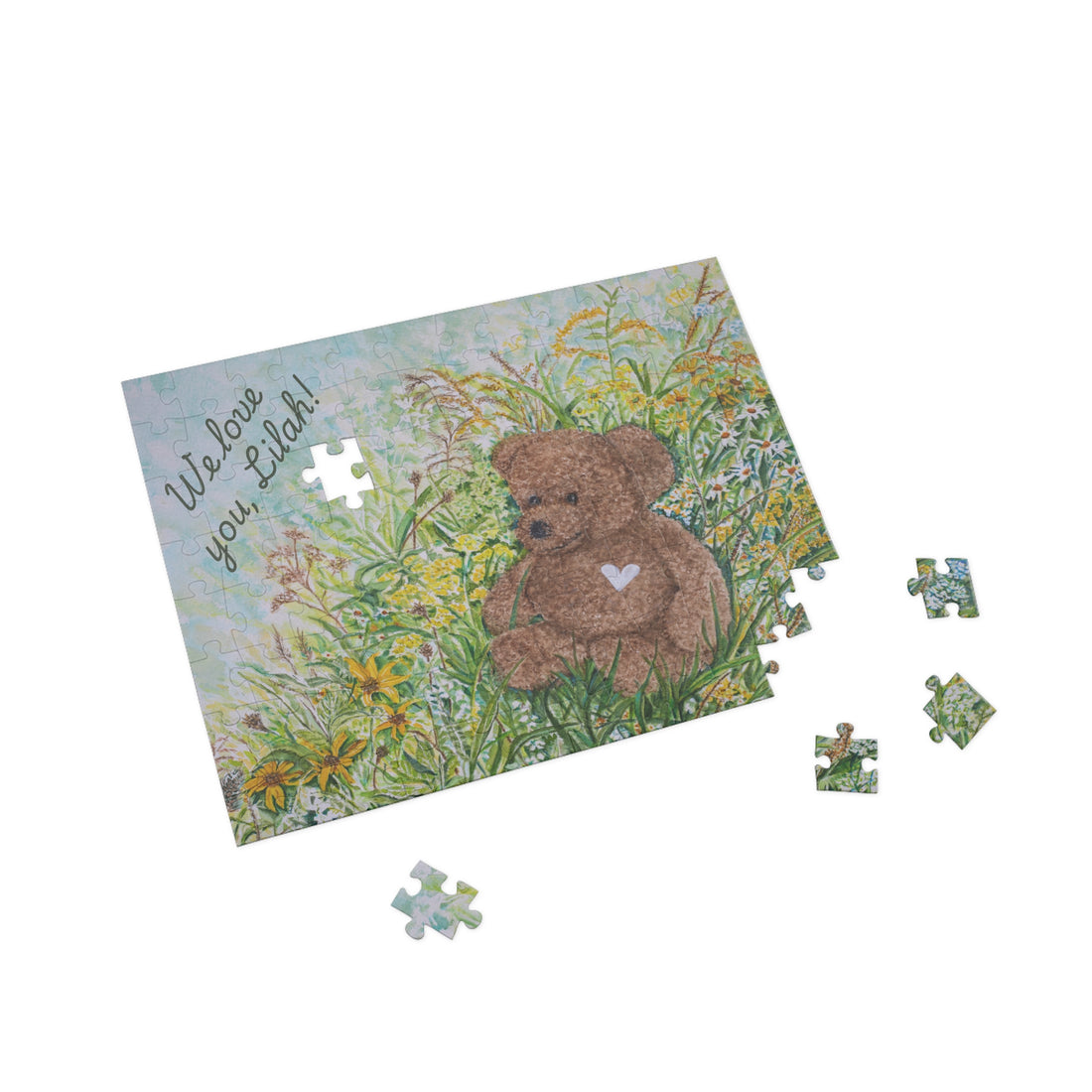 Custom We Remem-Bear Keepsake Puzzle