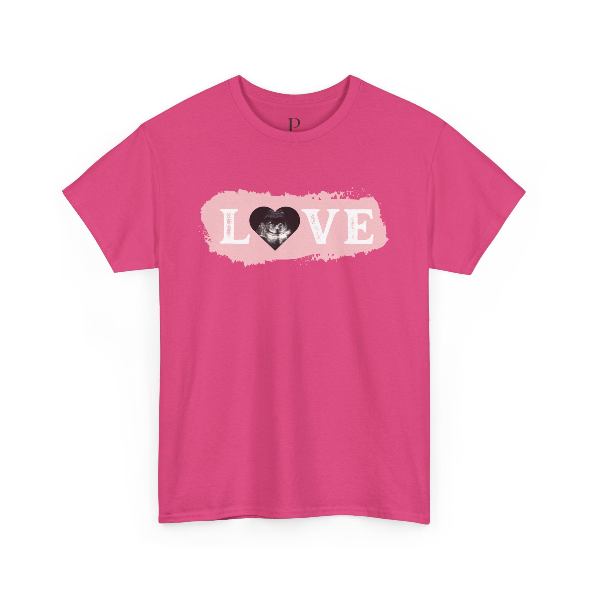 LOVE t-shirt: custom ultrasound