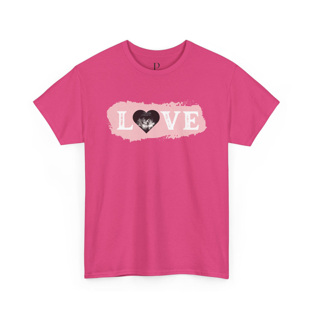 LOVE t-shirt: custom ultrasound