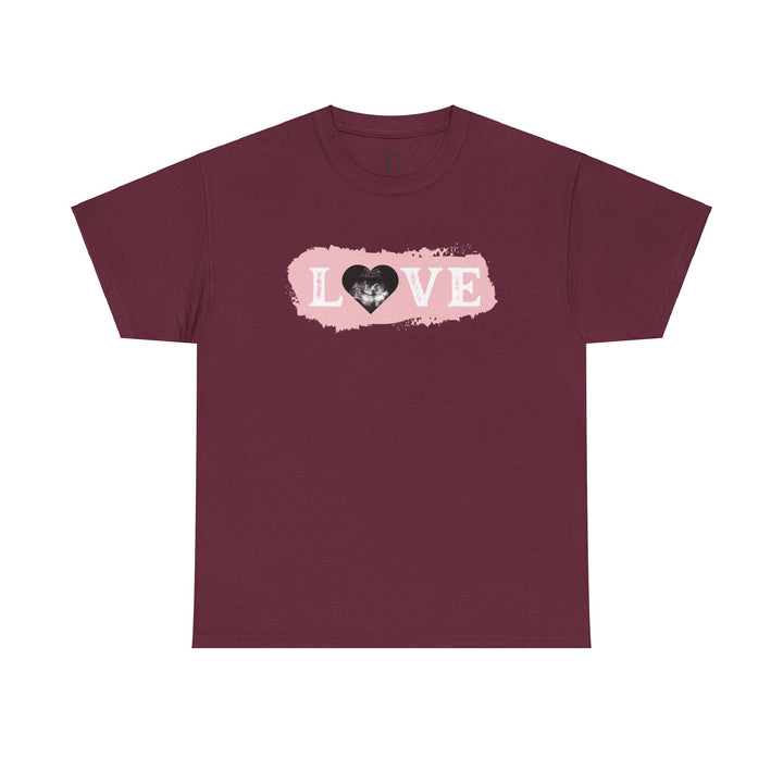 LOVE t-shirt: custom ultrasound